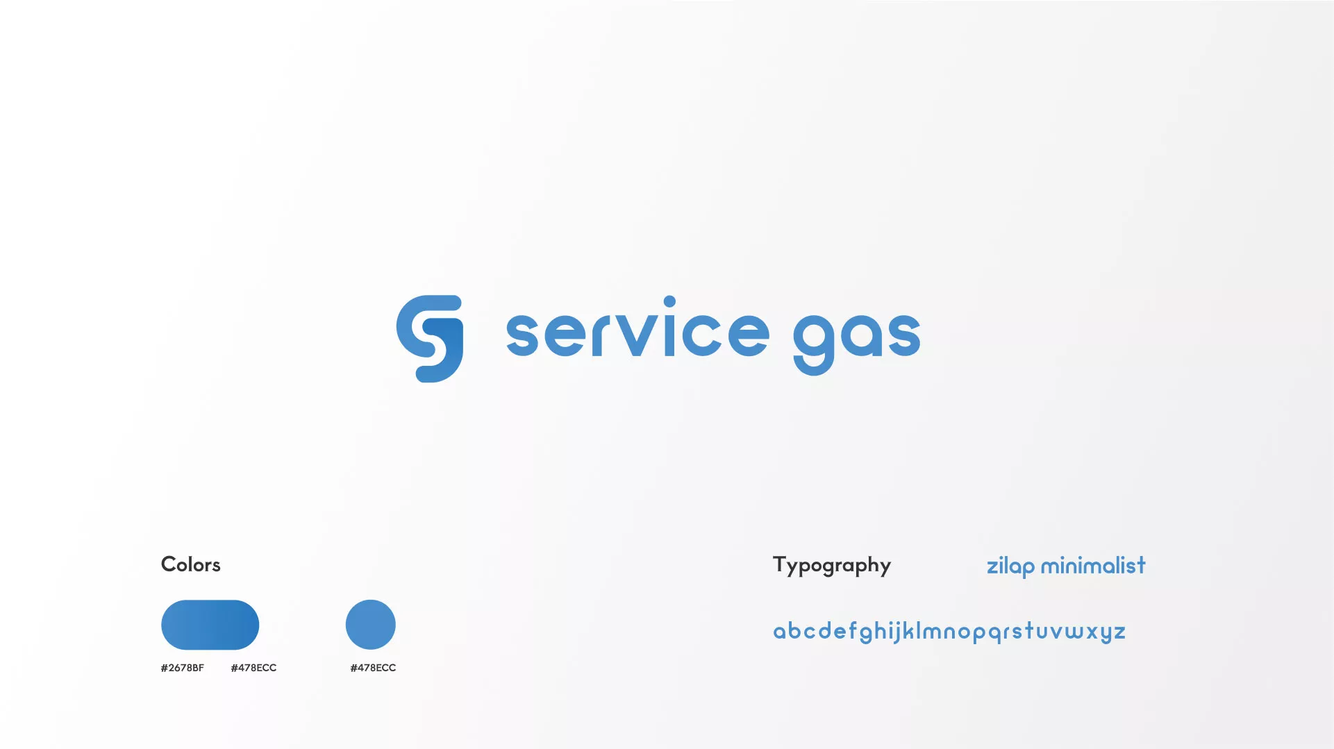 Разработка логотипа газовой компании «Сервис газ» в Рузаевке