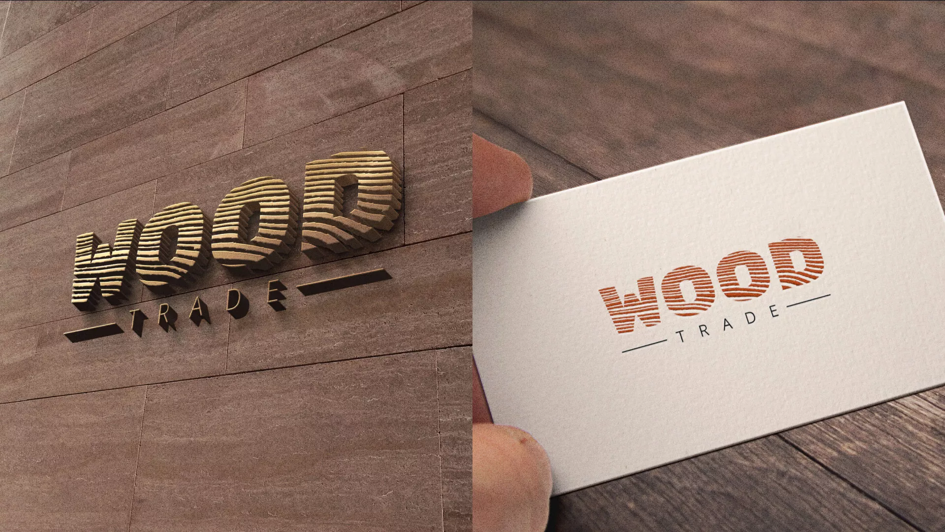 Разработка логотипа для компании «Wood Trade» в Рузаевке