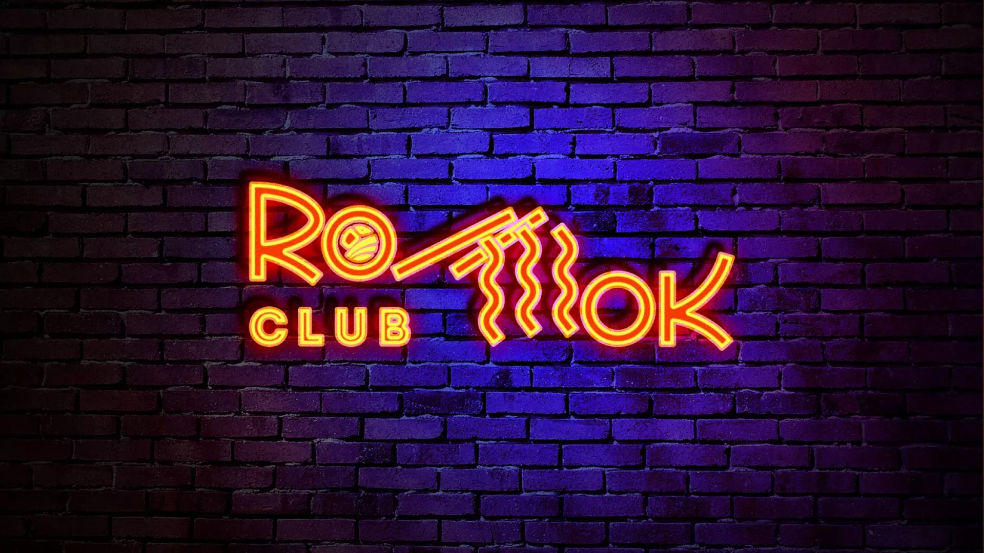 Разработка интерьерной вывески суши-бара «Roll Wok Club» в Рузаевке